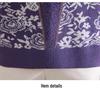 Elegant Knit Top for Middle-Aged & Elderly Women - Autumn/Winter Half-High Collar with Fleece Lining