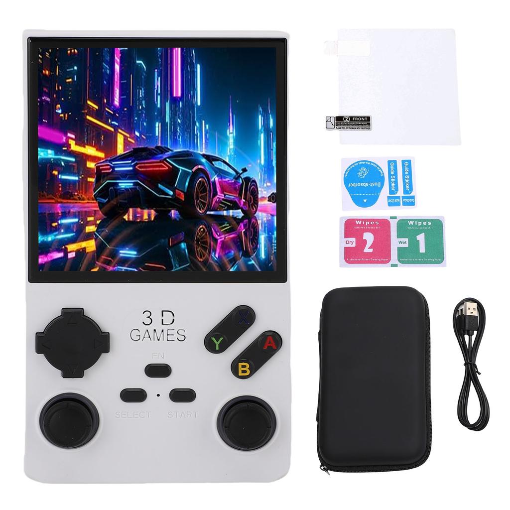 Retro Handheld Game Console Handheld Game Console 4 inch Screen 4000mAh Battery USB C Portable Built in 8W Speaker for Outdoor