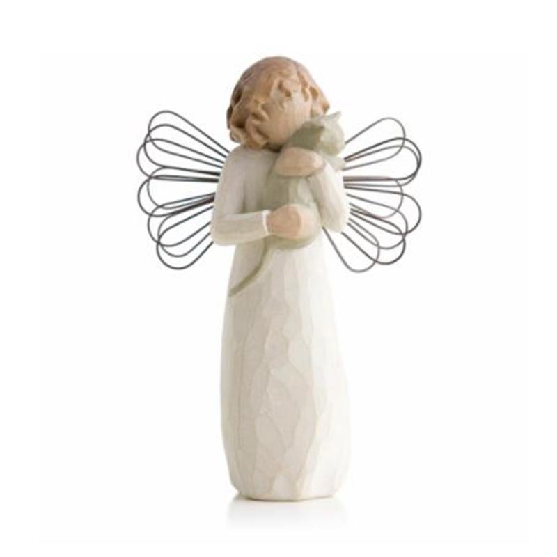Handmade Imitation Wood Carving Resin Crafts Home Decoration Gift For Couples