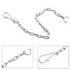 Toilet Handle Chain Stainless Steel Toilet Flapper Lift Chain Replacement C-ring Bathroom Toilets Repair Accessories Rust-resist