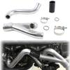 Upgrade Kit 2palcový N54 Turbo výstup Plnicí potrubí Hliník Stříbrný Pro BMW 135i 335i 535i 1M E82 E88 E90 E92 E60 Motor 3.0L Díly