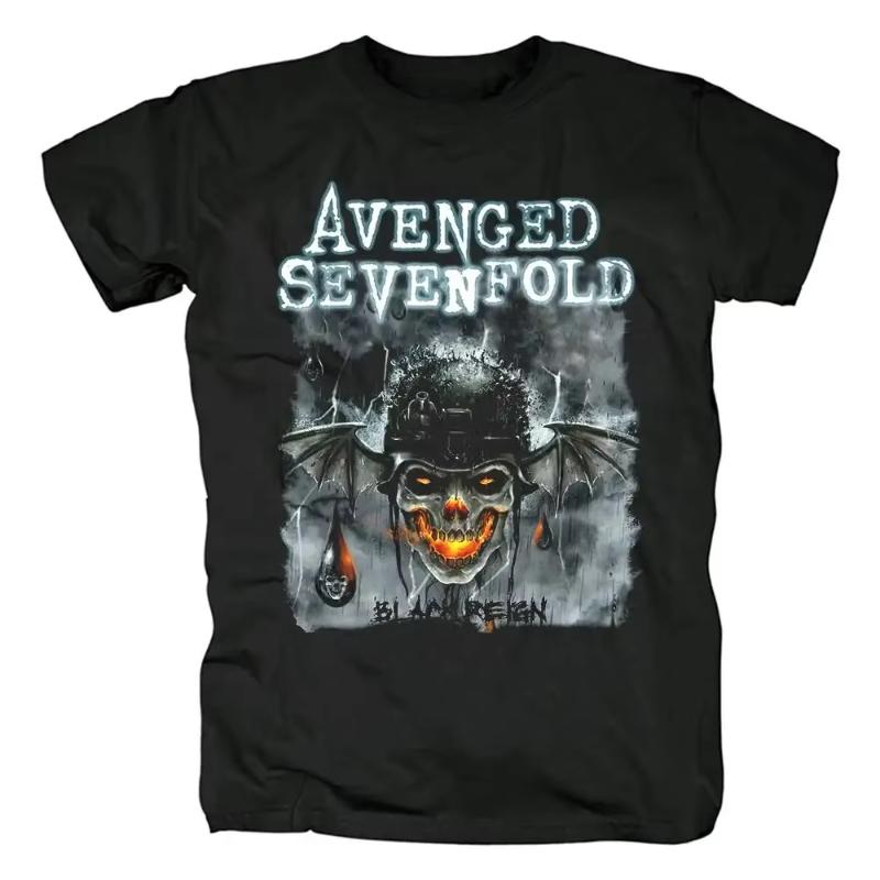 Men Harajuku Metalcore Avenged Sevenfold Rock T Shirt Hip Hop Streetwear T Shirt Heavy Metal Plus Size T Shirt Women 62446