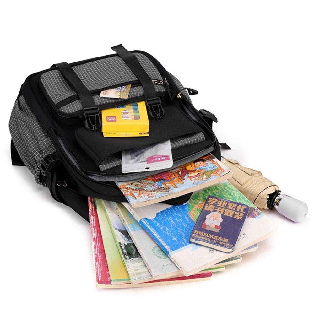 Multi-Compartment Student Backpack Waterproof Travel Laptop Rucksack School Bag  Outdoor Activities