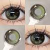 MillCreek Myopia Tinted Lenses 2 Pieces/1 Pair Soft and Comfortable Hydrogel Degree Contact Lenses