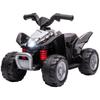 Electric Quad, Kids Quad, 2.8 Km/h, LED Headlight, for 1.5-3 Years, Black, 65.5 X 38.5 X 43.5cm