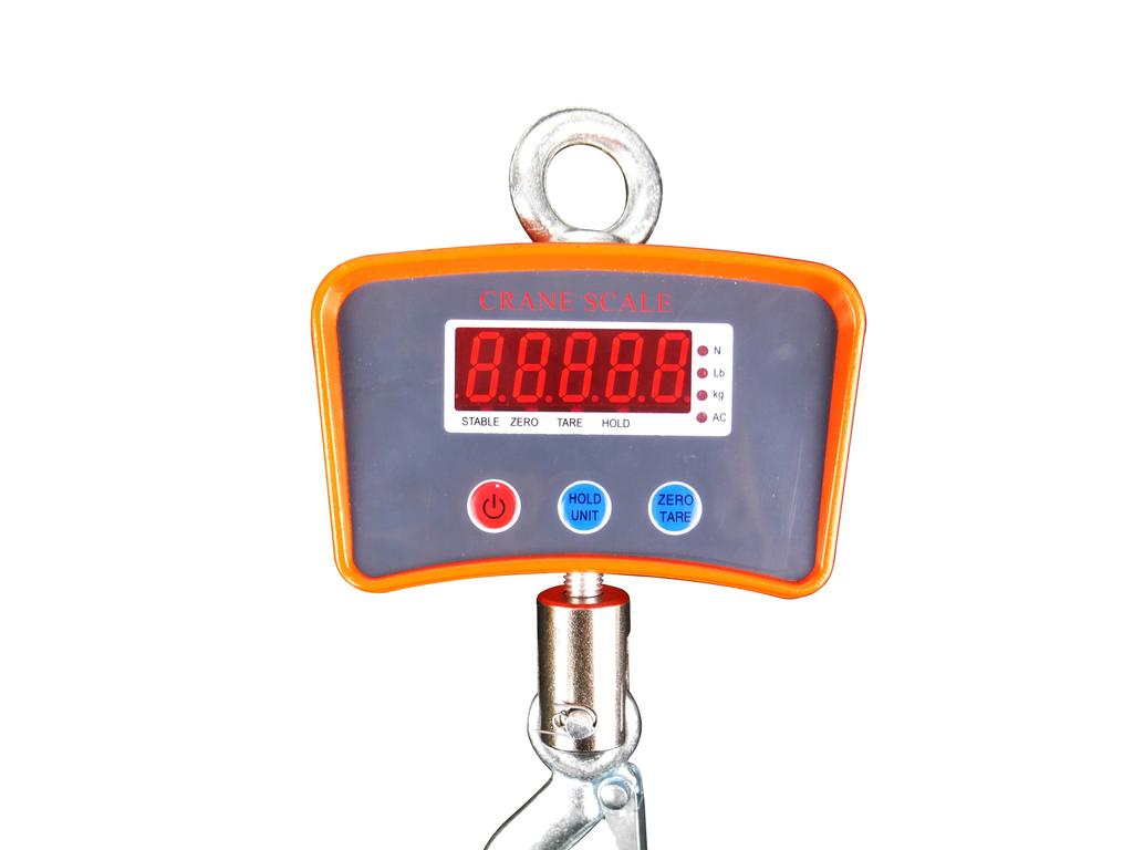 Waga Elektroniczna Hakowa 1T 1000 Kg, Waga Na Hak, Waga Przemysłowa, Z Wyświetlaczem Wagpro H1000
