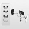 Dual Screen & Triple Screen Rotating Monitor Wall Mount with Lifting Pneumatic Arm