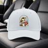 Unisex Adjustable Frog Mushroom Baseball Cap Lightweight Dad Hat Curved Brim Outdoor Casual Wear Hand Washable