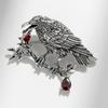 Bo Xin Yun Vintage Dark Crow Brooch: Elegant Retro Fashion Accessory