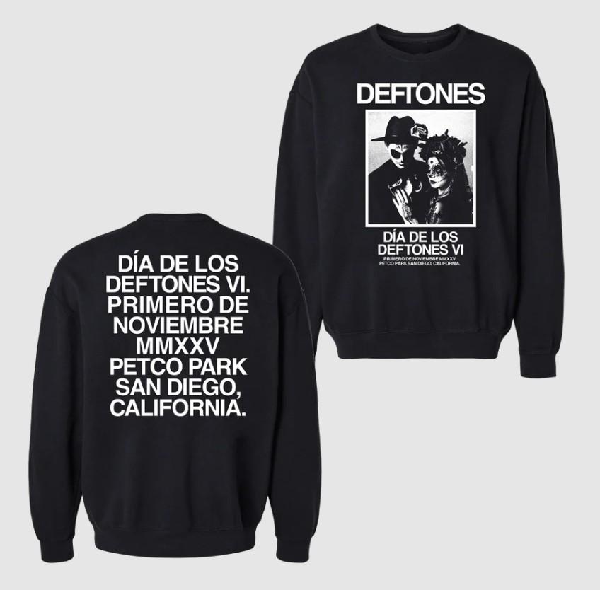 Dia de Los 2025 Deftones ddld lovers свитшот Размеры S-5XL Фанмейд Унисекс Футболка XXL