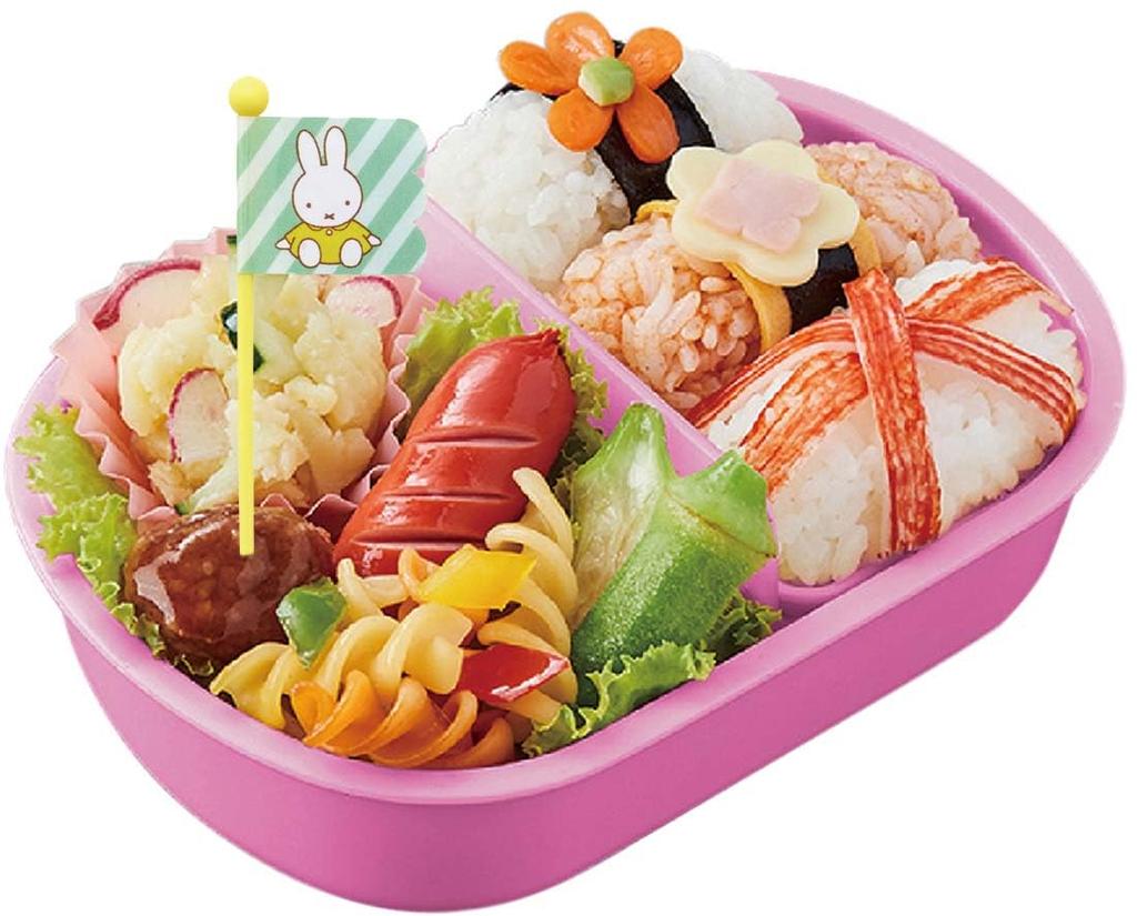 Skater Lunch Miffy Picks, 9-Pack, LKP4-A