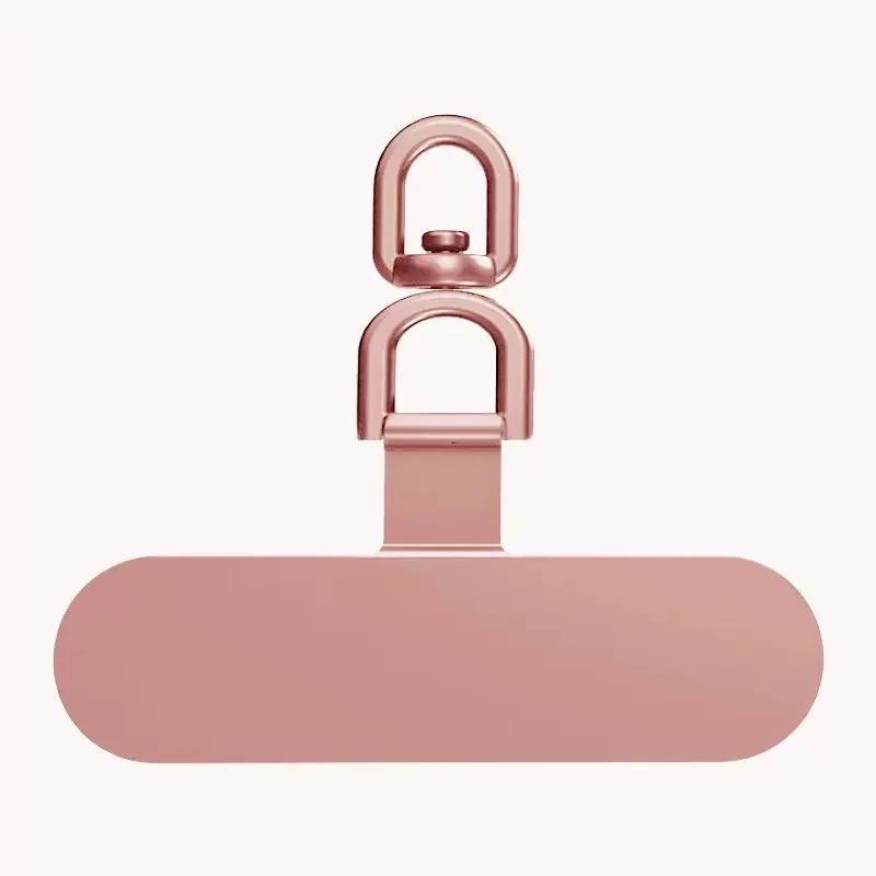 Steel Phone Lanyard Gasket Patch Anti-lost Anti Fall Mobile Phone Rope Card Metal Clip Strap Hang Cord Tab Accessories