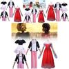 Miraculous Ladybug Cosplay Costume For Girls With Satin And Cotton Fabric For Anime Conventions