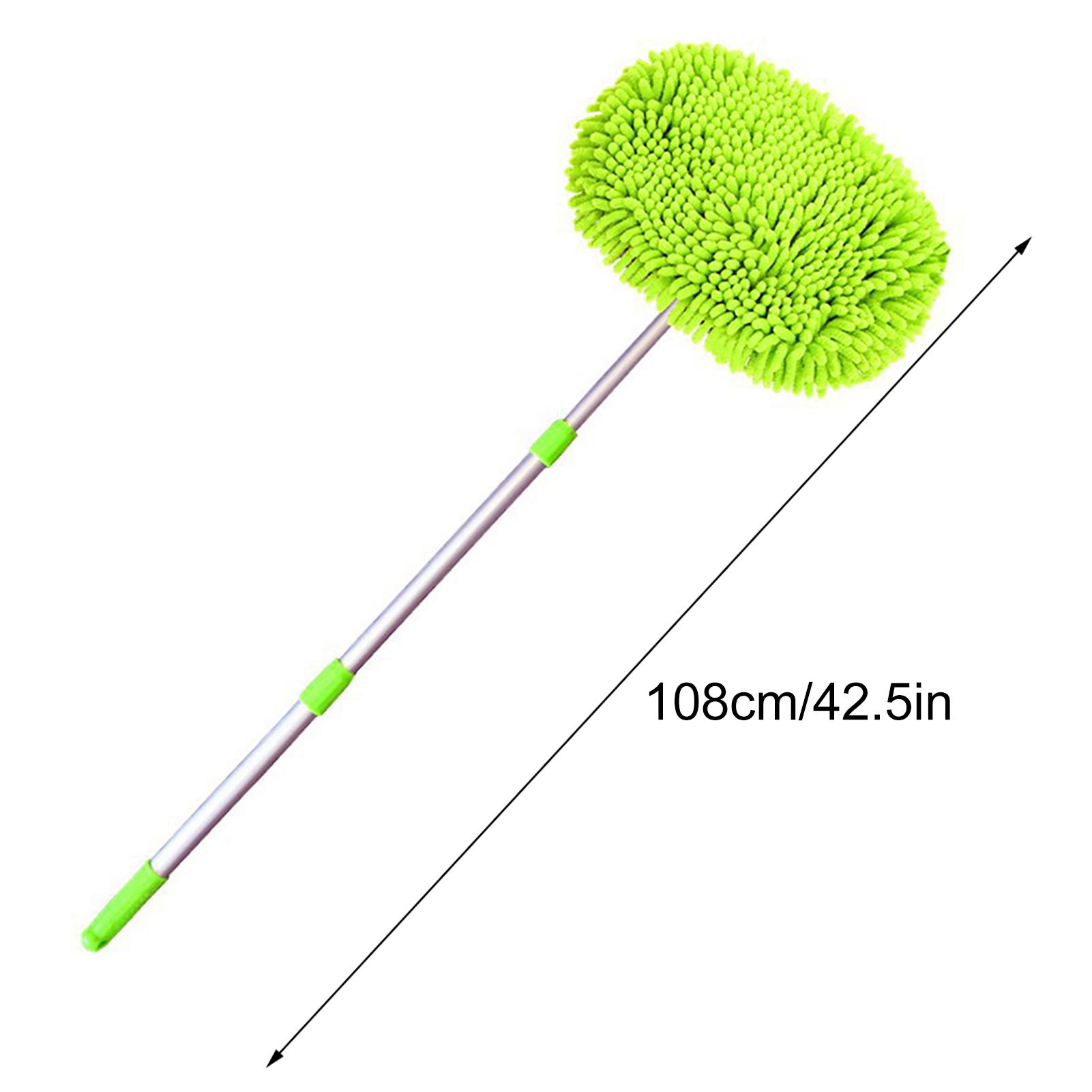 

Рукавица для мытья автомобиля с выдвижной ручкой, набор для чистки автомобиля из микрофибры с шениллом, инструмент для чистки