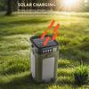 1/2PCS Foldable Camping Light Type-C USB Solar Camping Lantern Rechargeable Battery Portable LED Flashlight for Outdoor Fishing