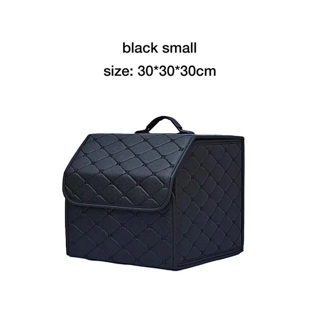 

Car Multiuse Tools Storage Bag Car Trunk Organizer Box Stowing Tidying Leather Folding For Emergency Storage Box