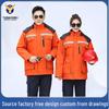 Winter Insulated Reflective Work Coat