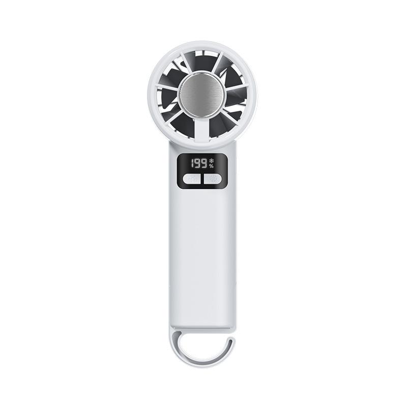 New USB Handheld Mini Fan, Semiconductor Ice Cooling Fan, 5-Speed High-Speed Turbo Violent Fan, Portable Outdoor Cooling Gadget