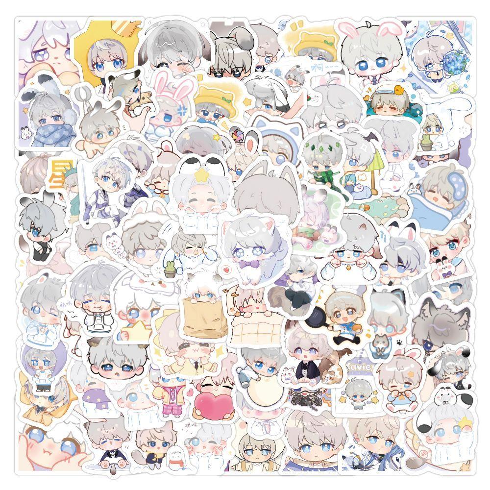 Hot Game Love and Deepspace Stickers Sylus Xavier Zayne Rafayel Caleb Cartoon Cosplay Character Stickers Decorate Prop Gifts
