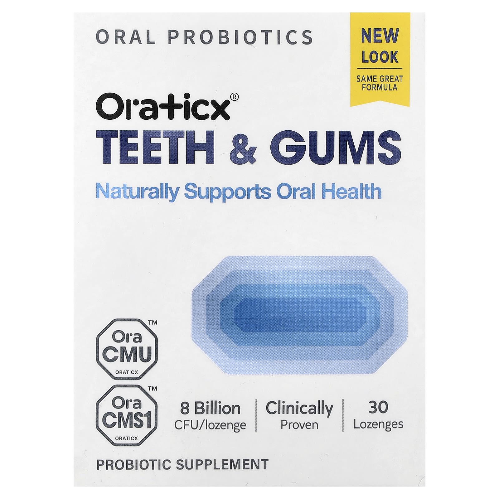 

Oraticx, Teeth & Gums, Oral Probiotic, Grape, Lozenges, 30 Tablets