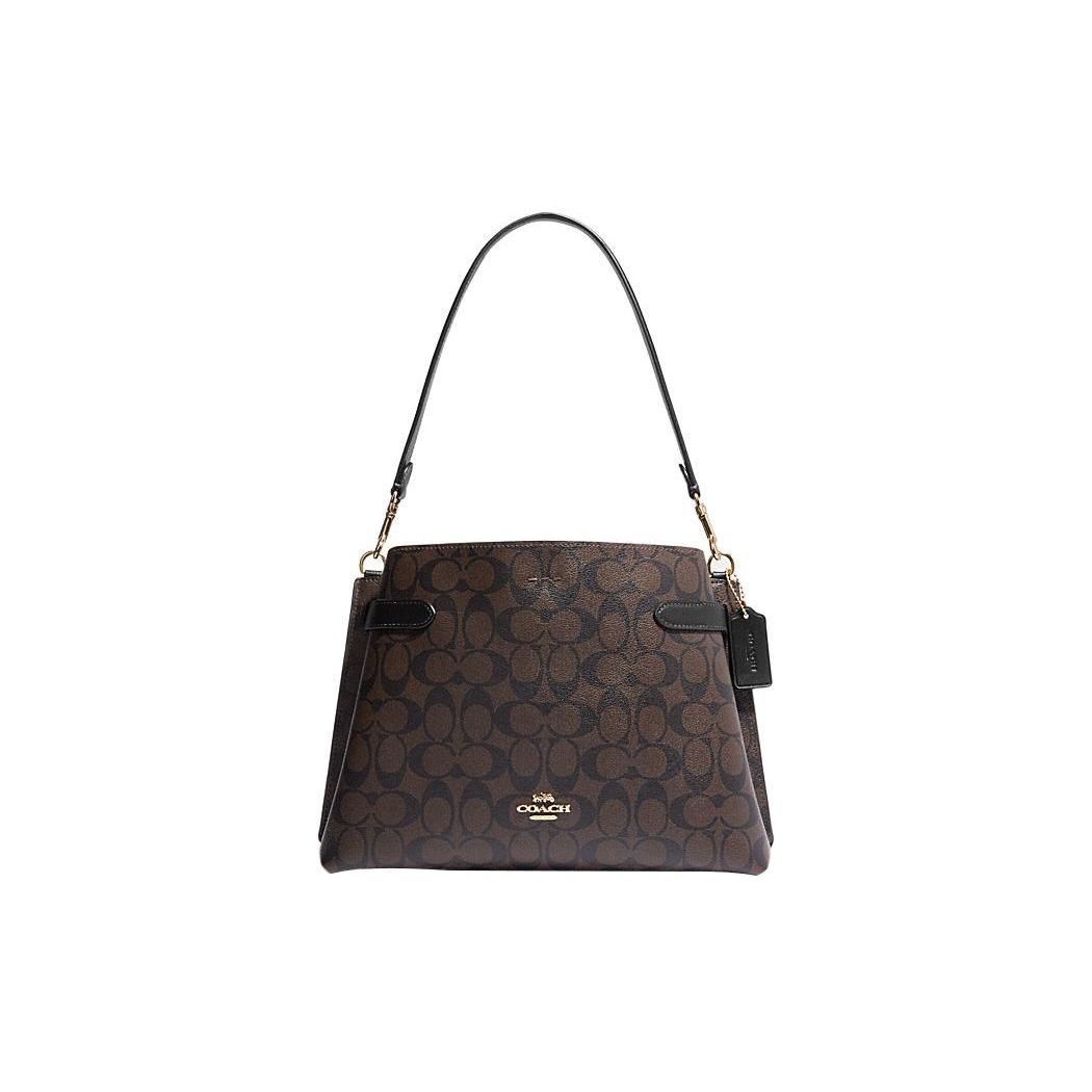 

Coach Classic Monogram Print Central Zipper Compartment Magnetic Closure PVC Tote Crossbody Shoulder Bag Women bags Multicolor CH191-IMAA8 Basic Set (Bag+Dust Bag)