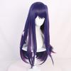 Hochwertige Oshi No Ko Hoshino Ai Cosplay-Perücke mit realistischem Kopfhautansatz und langem blau-violettem Haar