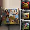 Sitcom Cartoon B-Bobs Burgers Pillow Case Pattern Printed Pillowcase For Living Room Sofa Cushion Cover & Bedroom Decor