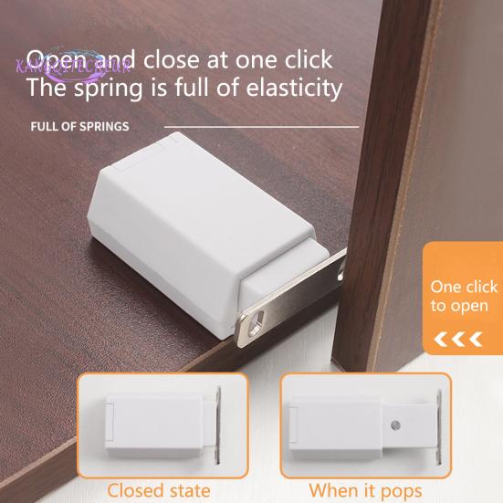 1 Set Magnetische Türverriegelung, Presstyp, starke Saugkraft, robuste Schranktürverriegelung, Heimversorgung