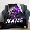 Custom Name Superhero Comic Collage Blanket for Couch & Bed, Plush Cozy Fuzzy Blanket Super Soft & Warm Blankets for Fall and Winter. 090814