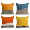 Abstract Blue Yellow Orange Decorative Cushions Pillowcase Polyester Cushion Cover Throw Pillow Sofa Decoration Pillowcover Home