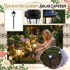 Hexagonal Solar Garden Light Outdoor Yard Pathway Lamp with Stake Waterproof Landscape Lighting for Patio Lawn Walkway