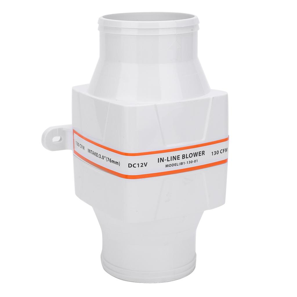 New 3 Inch In Line Marine Bilge Air Blower Mute Strong Ventilation Fan for Yacht  3'' Air Blower Fan 3'' Ventilation Fan