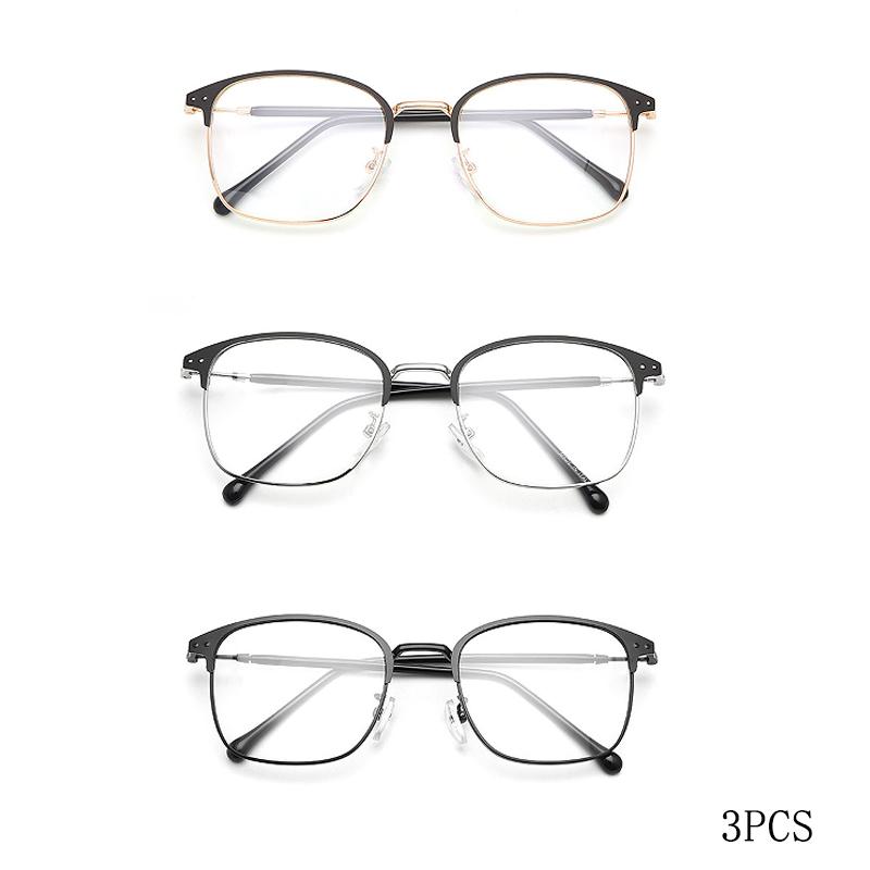 Pochromic Frameless Eyeglasses for Men Fashion Glasses Anti Radiation Eye Sunglasses for Men Korean Glasses Rectangle Compute