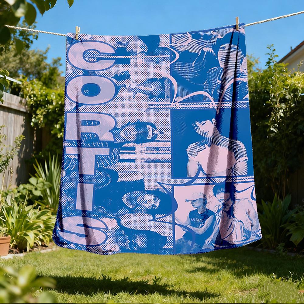 

1pc Cortis Outdoor Soft Blanket Ultra Plush, Warm, Versatile, and Easy Care for Camping, and 80x120cm