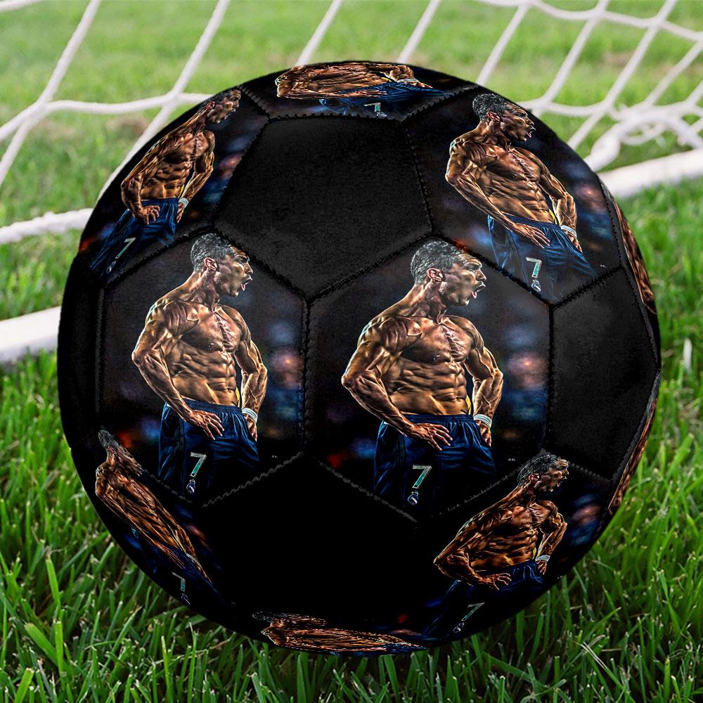 Pallone da Calcio Resistente da Allenamento Esterno Stampato Taglia 5