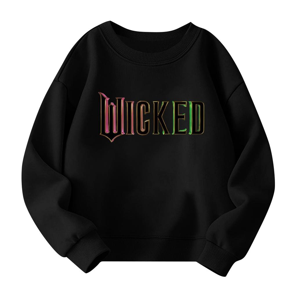 Dětská mikina s kapucí Chlapecká a dívčí módní potištěná mikina s dlouhým rukávem 3-14 let