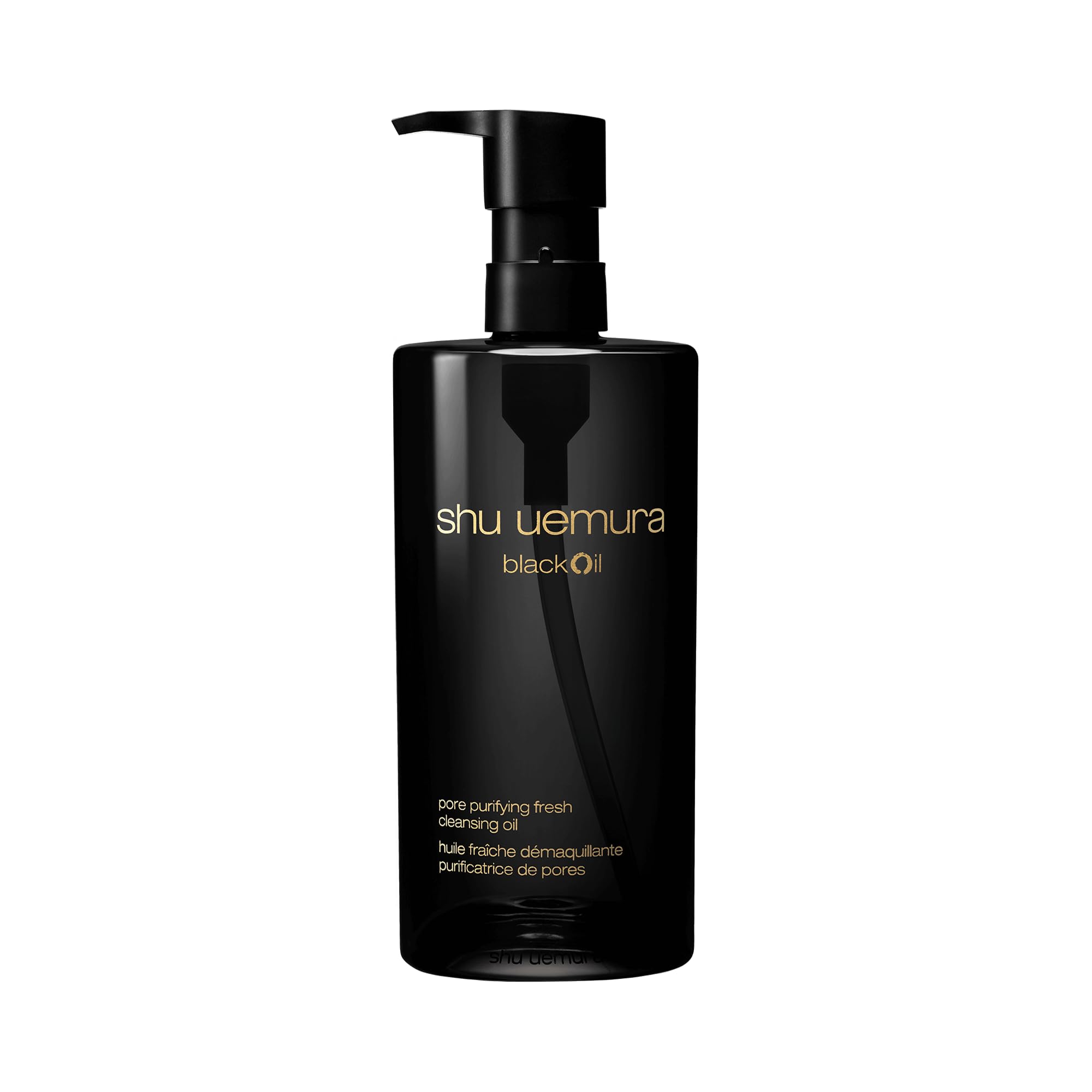 

Shu Uemura Black Cleansing Oil, 450mL, Makeup Remover with Serum, Pore Cleansing, Blackhead Removal, Dullness Care, No Double Cleansing Required
