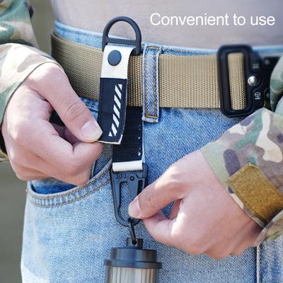 Outdoor Multi-purpose Webbing Buckle Portable Heavy Duty Adjustable Fastener Tape Camping Hiking Backpack Waist Hanging Spring Buckle