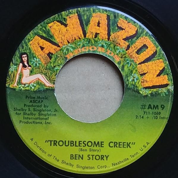 

7inch Record BEN STORY - Troublesome Creek / Let Your Hair D #AM9 AMAZON US Rock Used