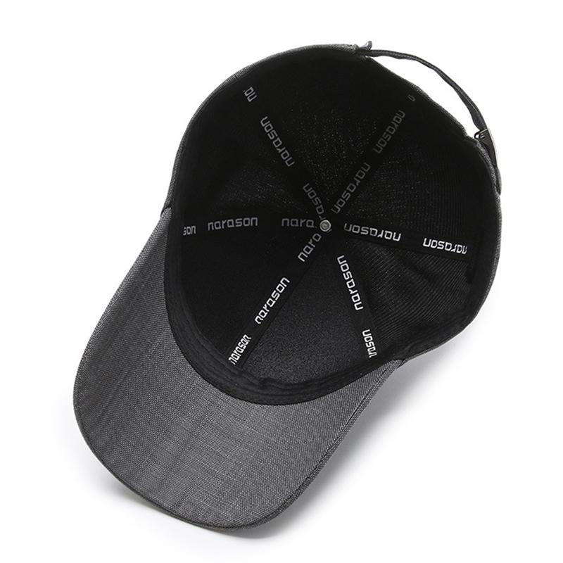 Pánská jarní podzimní baseballová čepice pro muže středního a starého věku, letní stínicí látková čepice