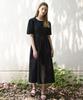 Belrma Band Shirring Long Dress