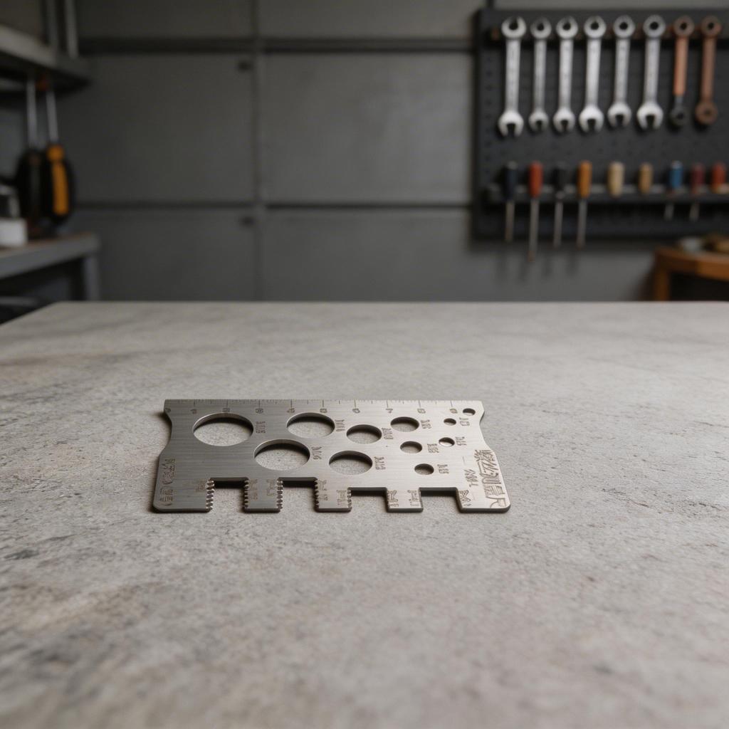 Screw Measuring Tool Stainless Steel Ruler Not Suitable For Outdoor Use