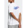 Adidas Alphabet Print Round Neck Sports T-Shirt Unisex Tops White IB7646