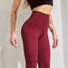 Leggings de Yoga Térmicos de Cintura Alta para Mujer con Moldeador de Cintura de Doble Botonadura y Elevación de Glúteos