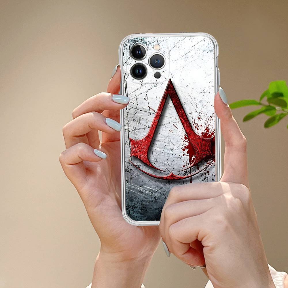 A-Assassin S-Creed Gaming Transparent TPU Phone Case For IPhone 17 11 12 13 14 15 16 Pro Max 16 Plus Cover