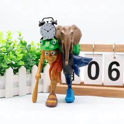 Tung Tung Tung Sahur Ornament Tralalero Tralala Italian Brainrot Figurine Monster Fusion Edition Anime Action Figure Cartoon Toy