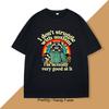 Funny I Dont Struggle with Autism Autistic Raccoon Meme TShirt Retro Oversized Y2K Humor Trashy TShirt Men Women Cotton Tees