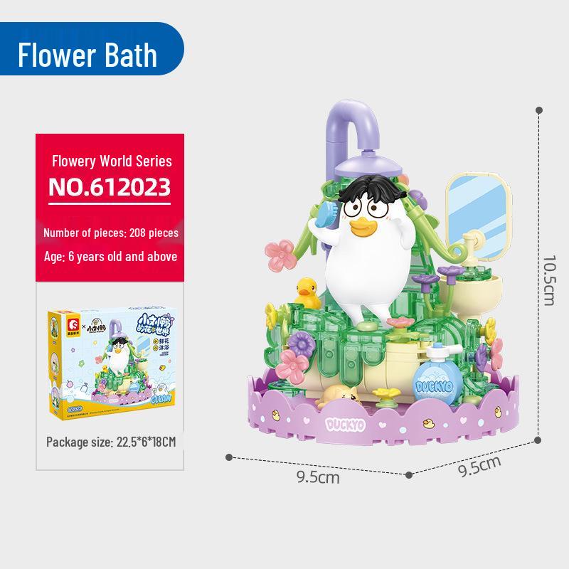 Xiao Liu Ya x Sheng Bao Flower World Series Building Blocks - Holiday Gift Toy