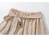 Spring 2025 Yellow Plaid Halter Top & Bodycon Mini Skirt Set for Women - European & American Fashion Style
