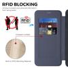 For Samsung Galaxy S25 FE Magnetic Case RFID Blocking Card Holder Leather Phone Cover